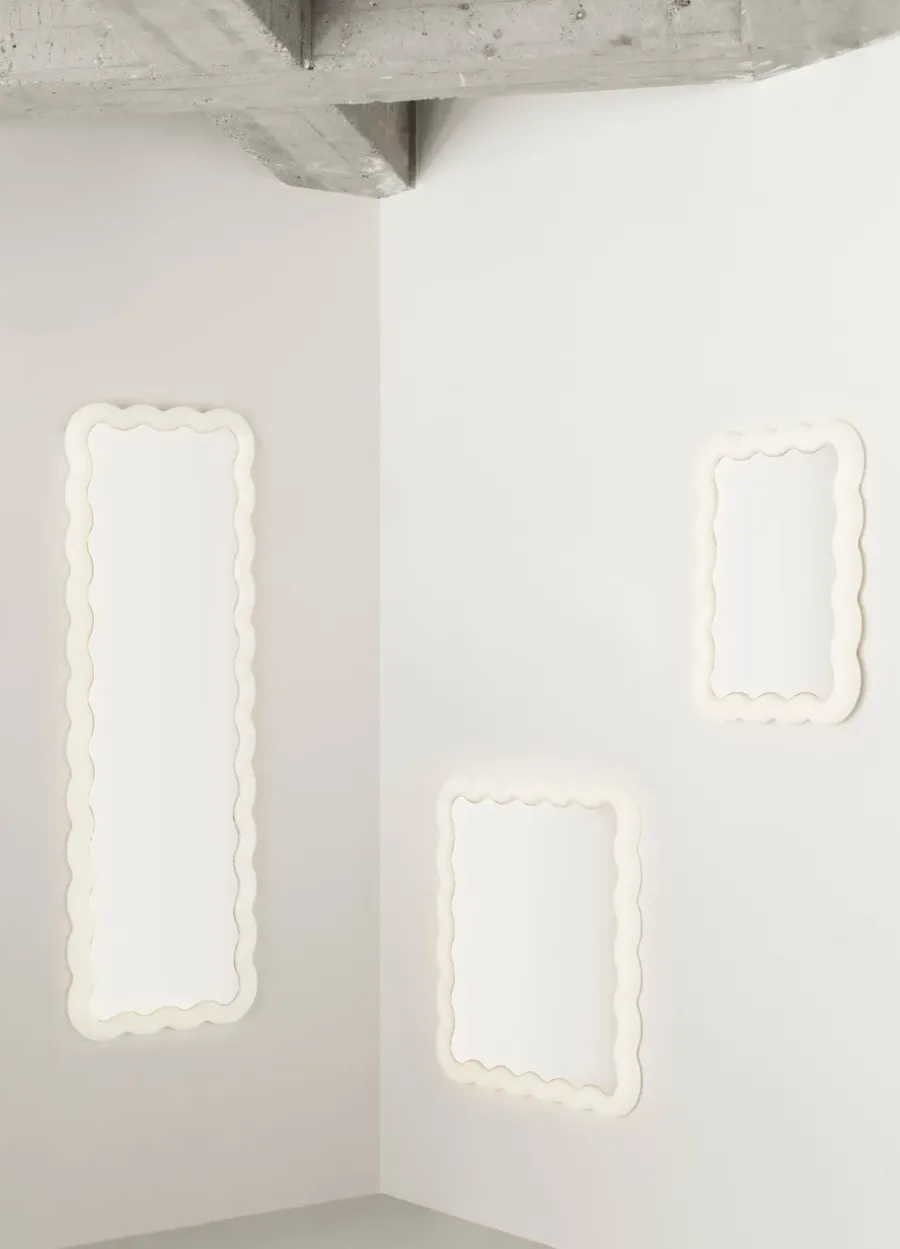 Normann Copenhagen Illu spiegel 65x50 cm, Wit< Wandspiegels