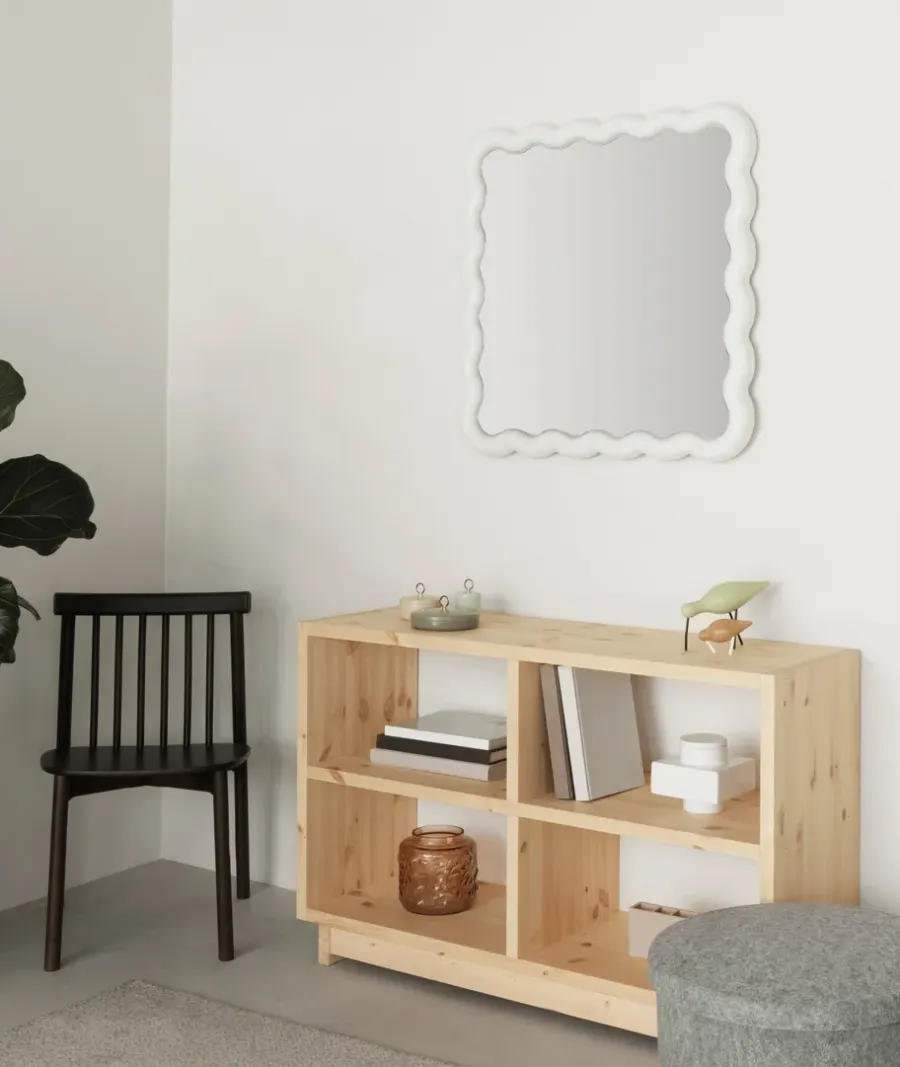 Normann Copenhagen Illu spiegel 80x80 cm, Wit< Wandspiegels