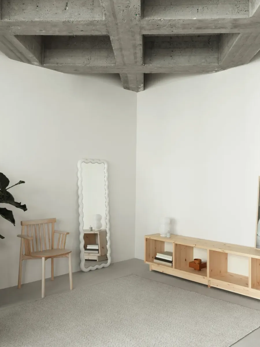 Normann Copenhagen Illu spiegel 160x55 cm, Wit< Wandspiegels