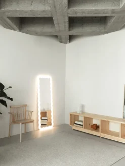 Normann Copenhagen Illu spiegel 160x55 cm, Wit< Wandspiegels