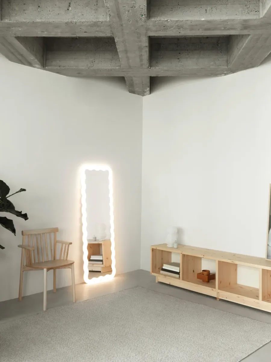Normann Copenhagen Illu spiegel 160x55 cm, Wit< Wandspiegels