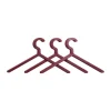 Woud Illusion hanger 3-pack, Dieprood< Haken & Hangers|Kapstokken & Hangrekken