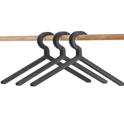 Woud Illusion hanger 3-pack, zwart< Kapstokken & Hangrekken|Haken & Hangers