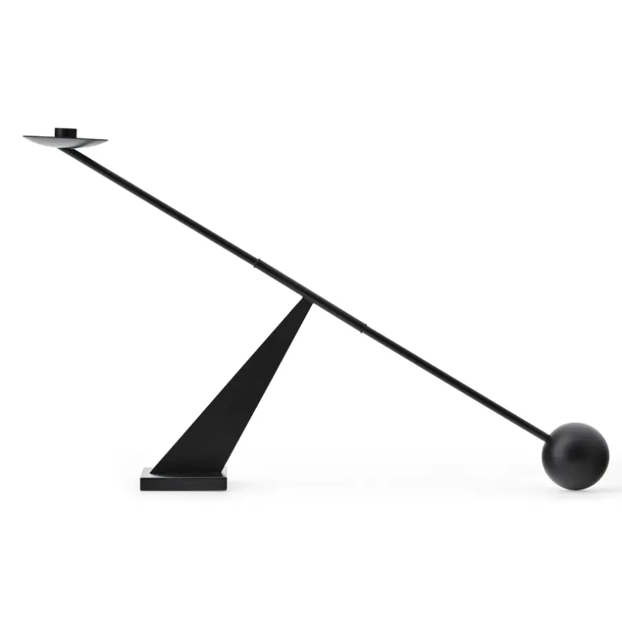 Audo Copenhagen Interconnect kandelaar 70 cm, Zwart< Kandelaars