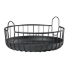 Zone Denmark Inu mand Ø38x18 cm, Black< Opbergmanden