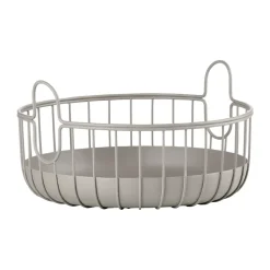 Zone Denmark Inu mand Ø22x8 cm, Taupe< Opbergmanden