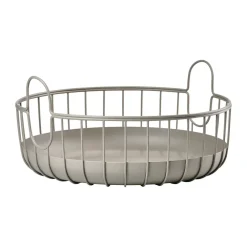 Zone Denmark Inu mand Ø38x18 cm, Taupe< Opbergmanden