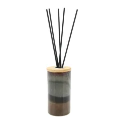 Villa Collection Iris geurolie 5,5x10,5 cm, Bruin-groen-Citrus & wood< Geurkaarsen & Aroma Diffusers