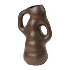 Broste Copenhagen Isolde vaas 35 cm, Antique brown< Vazen