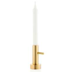 Fritz Hansen Jaime Hayon enkele messing kandelaar, #1< Kandelaars