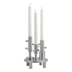 Fritz Hansen Jaime Hayon kandelaar, groot, Stainless steel< Kandelaars