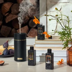 Voluspa Japonica Ultrasonic diffuser, Black< Geurkaarsen & Aroma Diffusers