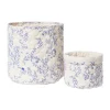 Garbo&Friends Jardim Satin gewatteerde mand 2-delig, 20xØ20 cm + 30xØ30 cm< Opbergoplossingen Voor De Kinderkamer|Opbergmanden