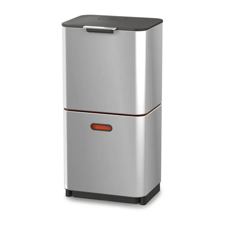 Joseph Joseph Totem Max vuilnisbak 60 L, Stainless steel< Pedaalemmers