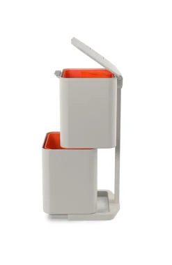 Joseph Joseph Totem Max vuilnisbak 60 L, Stone< Pedaalemmers