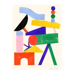 Paper Collective Jouer poster, 50x70 cm< Posters