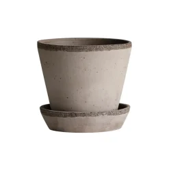 Bergs Potter Julie pot Ø12 cm, Grijs< Bloempotten