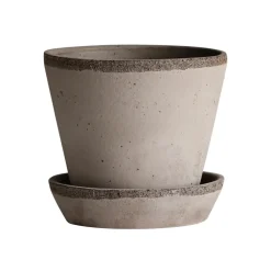 Bergs Potter Julie pot Ø17 cm, Grijs< Bloempotten