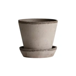Bergs Potter Julie pot Ø10 cm, Grijs< Bloempotten