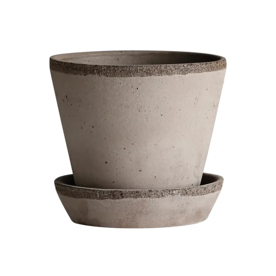 Bergs Potter Julie pot Ø14 cm, Grijs< Bloempotten