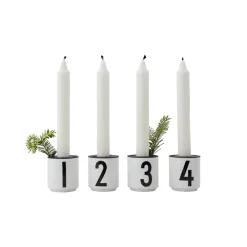 Design Letters Kaarsenhouder voor espressokopjes 4-pack, small< Kaarsenaccessoires