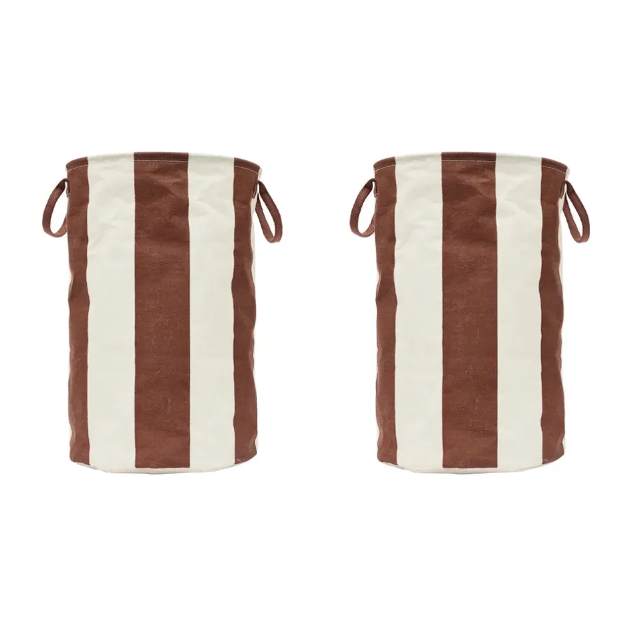 OYOY Kara opbergmand large Ø38x54 cm, Nutmeg< Opbergmanden