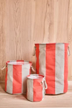 OYOY Kara opbergmand large Ø38x54 cm, Cherry Red< Opbergmanden