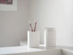 Zone Denmark Karma tandenborstelbeker, White< Tandenborstelhouders