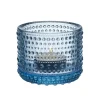 Iittala Kastehelmi waxinelichthouder, Aqua (blauw)< Kaarsenhouders & Kaarsenborden