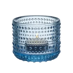 Iittala Kastehelmi waxinelichthouder, Aqua (blauw)< Kaarsenhouders & Kaarsenborden