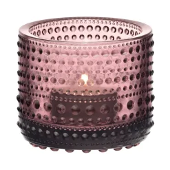 Iittala Kastehelmi waxinelichthouder, Heide< Kaarsenhouders & Kaarsenborden