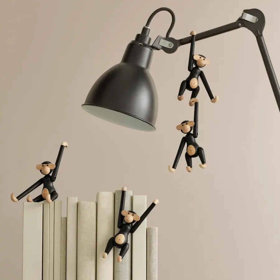 Kay Bojesen Denmark Kay Bojesen aap mini, Donkergebeitst eikenhout< Kinderkamer Interieuraccessoires|Kinderkamer Interieuraccessoires