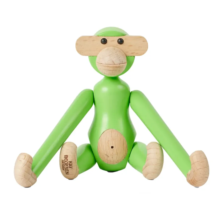 Kay Bojesen Denmark Kay Bojesen aap mini, Lichtgroen< Houten Beelden