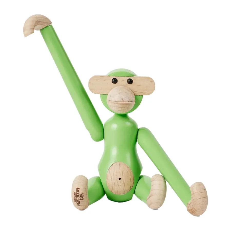Kay Bojesen Denmark Kay Bojesen aap mini, Lichtgroen< Houten Beelden