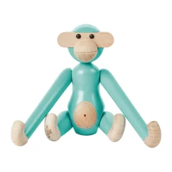 Kay Bojesen Denmark Kay Bojesen aap mini, Turkoois< Houten Beelden
