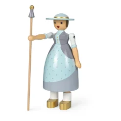 Kay Bojesen Denmark Kay Bojesen herderin, Lichtblauw< Houten Beelden