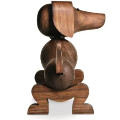 Kay Bojesen Denmark Kay Bojesen hond 18,5 cm, walnoot< Kinderkamer Interieuraccessoires|Kinderkamer Interieuraccessoires