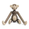 Kay Bojesen Denmark Kay Bojesen houten aap klein, eiken - gerookt eiken< Kinderkamer Interieuraccessoires|Kinderkamer Interieuraccessoires