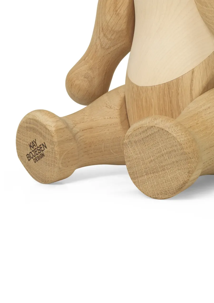Kay Bojesen Denmark Kay Bojesen houten beer groot, Eiken-esdoorn< Houten Beelden