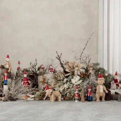 Kay Bojesen Denmark Kay Bojesen kerstmuts voor aap medium, Rood< Kerstdecoraties|Houten Beelden