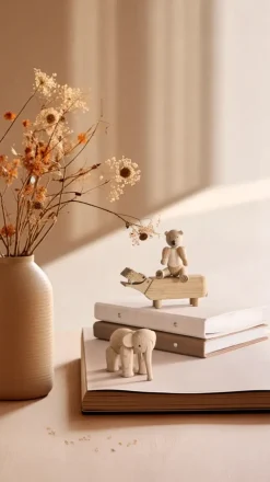 Kay Bojesen Denmark Kay Bojesen Liliput 3-delig, Onbehandeld eikenhout, onbehandeld esdoornhout< Kinderkamer Interieuraccessoires|Kinderkamer Interieuraccessoires