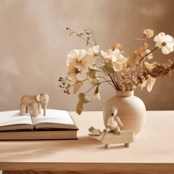Kay Bojesen Denmark Kay Bojesen Liliput 3-delig, Onbehandeld eikenhout, onbehandeld esdoornhout< Kinderkamer Interieuraccessoires|Kinderkamer Interieuraccessoires