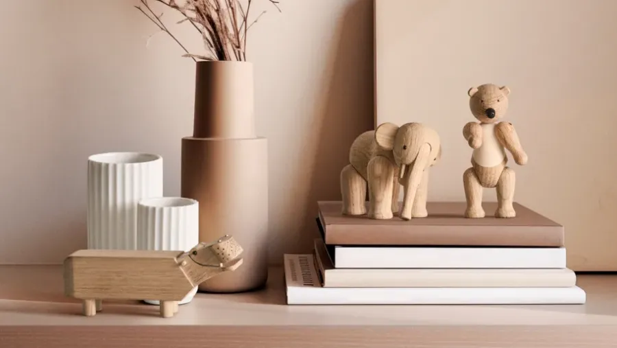 Kay Bojesen Denmark Kay Bojesen Liliput 3-delig, Onbehandeld eikenhout, onbehandeld esdoornhout< Kinderkamer Interieuraccessoires|Kinderkamer Interieuraccessoires