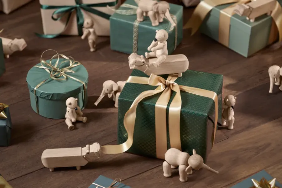Kay Bojesen Denmark Kay Bojesen Liliput 3-delig, Onbehandeld eikenhout, onbehandeld esdoornhout< Kinderkamer Interieuraccessoires|Kinderkamer Interieuraccessoires