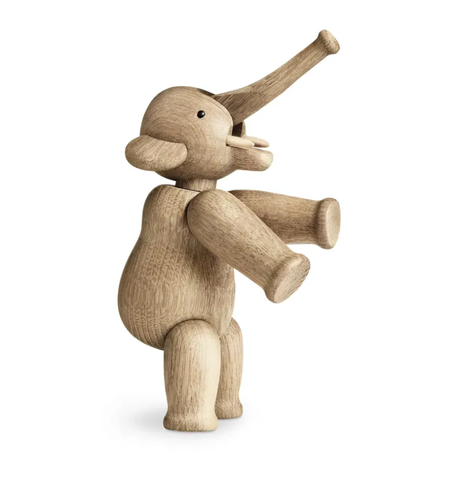 Kay Bojesen Denmark Kay Bojesen Liliput olifant, Eikenhout< Kinderkamer Interieuraccessoires|Kinderkamer Interieuraccessoires