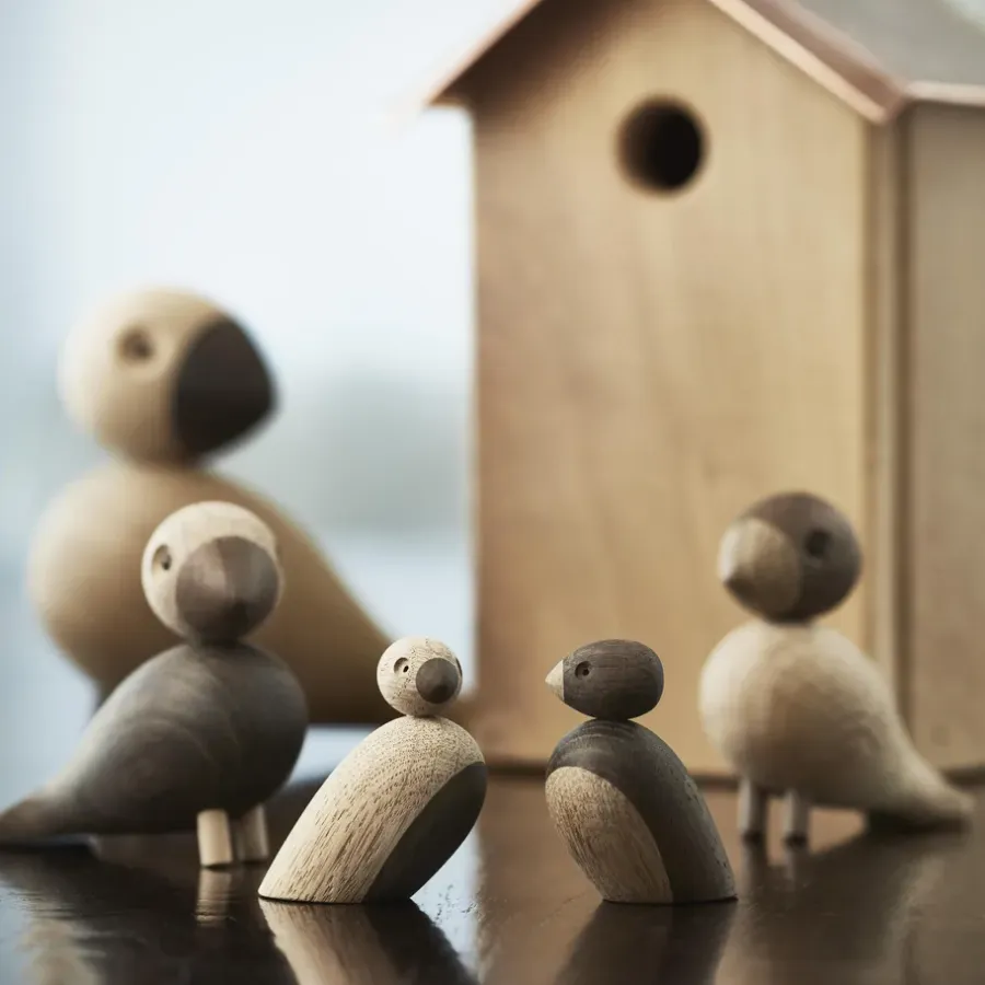 Kay Bojesen Denmark Kay Bojesen mussen 2-pack, eiken< Paasdecoratie|Kinderkamer Interieuraccessoires
