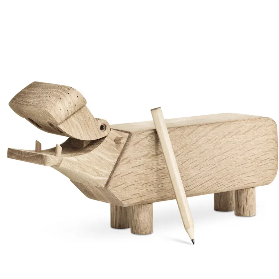 Kay Bojesen Denmark Kay Bojesen nijlpaard, eiken< Kinderkamer Interieuraccessoires|Kinderkamer Interieuraccessoires