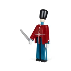 Kay Bojesen Denmark Kay Bojesen officier met zwaard, Rood-blauw< Houten Beelden