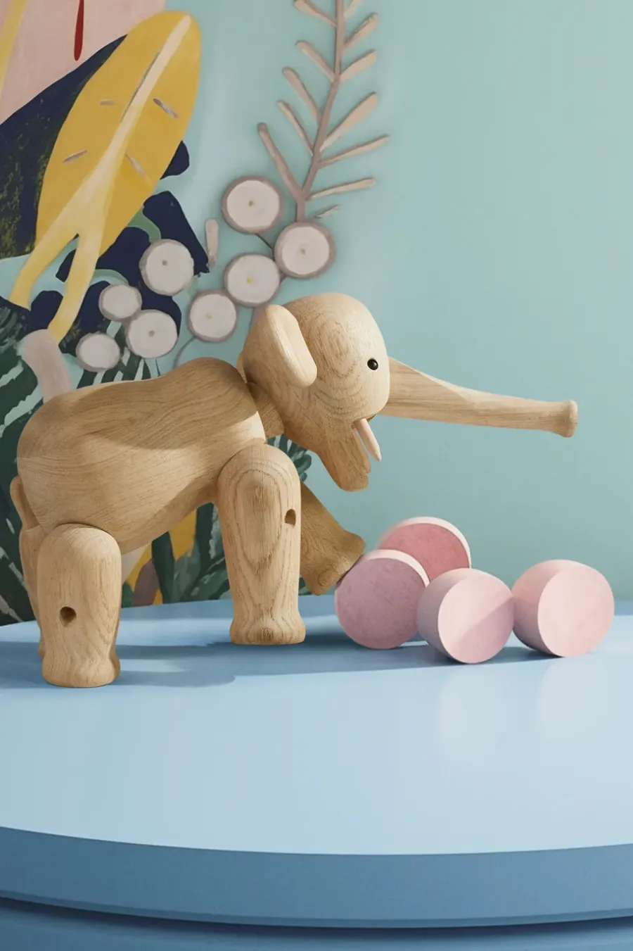 Kay Bojesen Denmark Kay Bojesen olifant groot, Eikenhout< Houten Beelden
