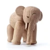 Kay Bojesen Denmark Kay Bojesen olifant klein, eikenhout< Kinderkamer Interieuraccessoires|Kinderkamer Interieuraccessoires